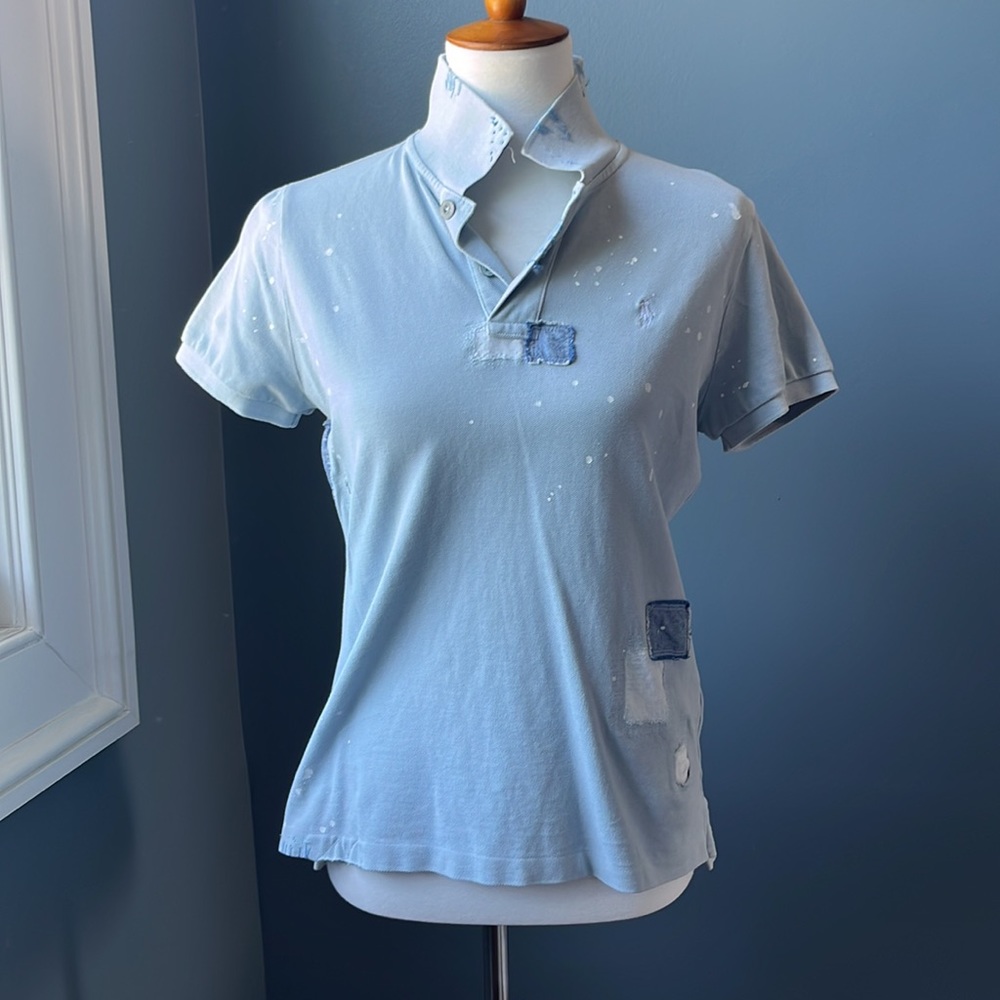Polo by Ralph Lauren Distressed Skinnyfit Polo